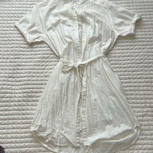 GAP White tie dress